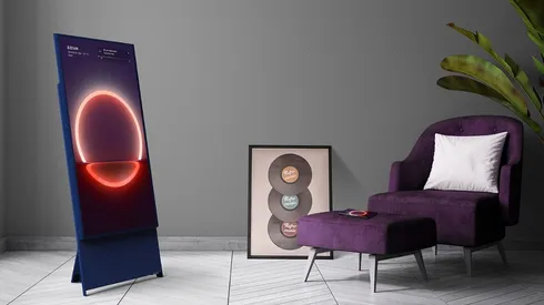 Ya está en Chile The Sero, el televisor de Samsung que se puede ver en vertical