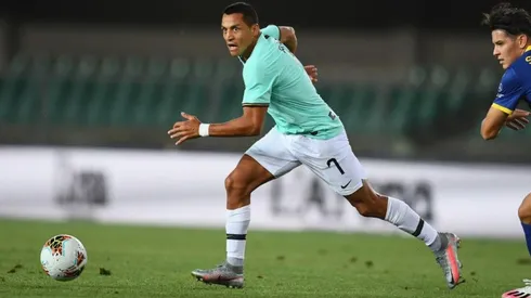 Alexis Sánchez fue titular y jugó un gran partido en Inter