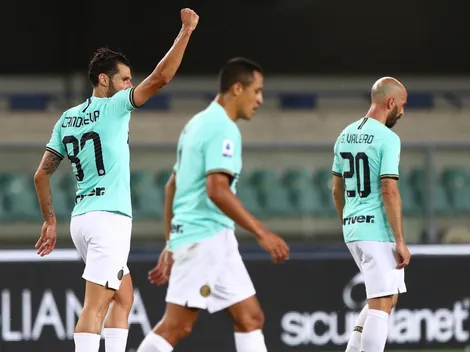 Dos goles de Inter al Hellas Verona en seis minutos