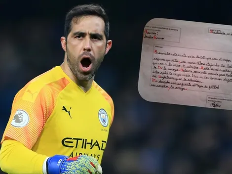 La tierna carta de un niño que busca llegar a Claudio Bravo