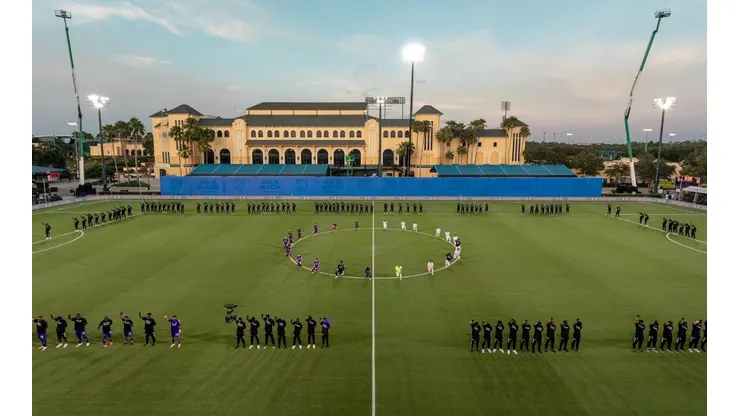 La MLS realizó un homenaje al movimiento Black Lives Matter.