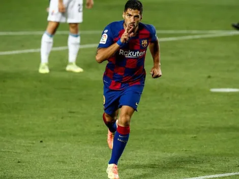 Suárez se convierte en el tercer goleador histórico del Barcelona