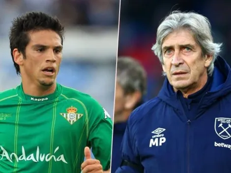 Mark González celebra la llegada de Manuel Pellegrini al Betis