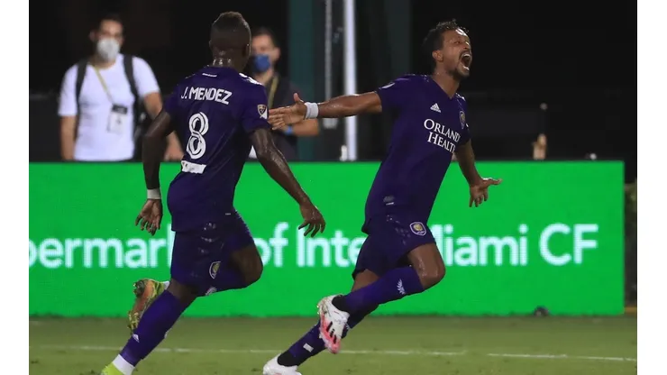 Nani grita el gol del triunfo ante el Inter de Miami