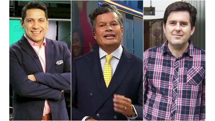 Rodrigo Herrera, Felipe Bianchi y Cristian Arcos.