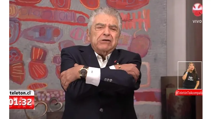 Don Francisco terminó al borde de las lágrimas la última Teletón.