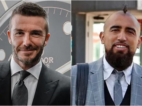 Revelan que Beckham llamó a Vidal para llevarlo a la MLS