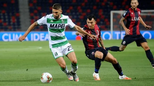 Gary Medel fue titular y salió reemplazado en la derrota de Bologna