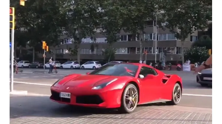 Vidal y su Ferrari.