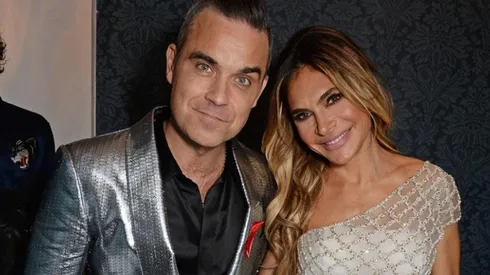 Robbie Williams y Ayda Field.