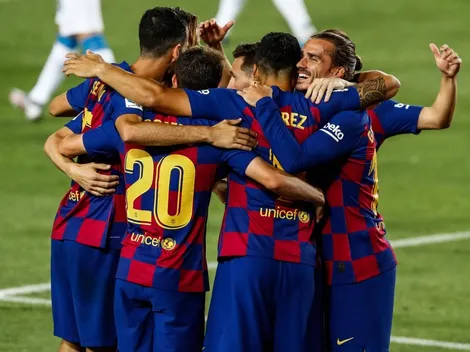 Sufrido triunfo del Barcelona y Vidal, Espanyol desciende