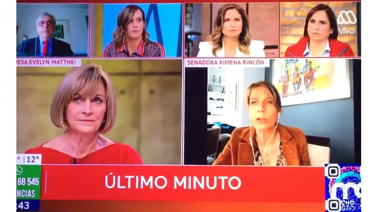[VIDEO] Evelyn Matthei y Ximena Rincón se enfrentan duramente en matinal de Mega