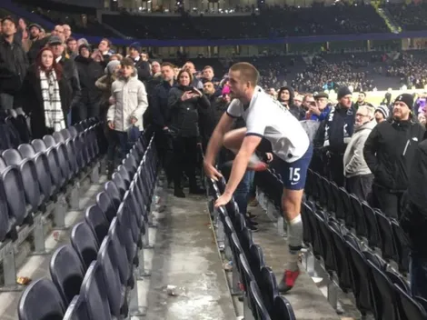 Eric Dier sancionado tras altercado con hincha