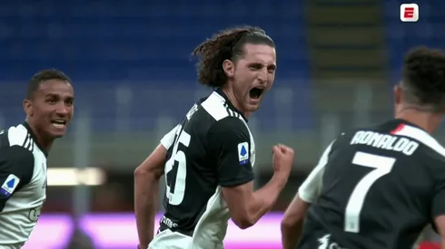 Adrien Rabiot marcó un verdadero golazo para Juventus