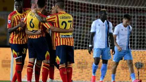 Lecce dio la sorpresa ante Lazio en la Serie A
