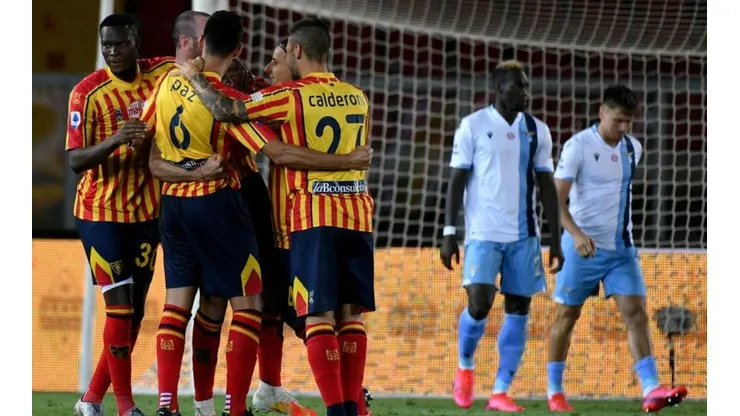 Lecce dio la sorpresa ante Lazio en la Serie A