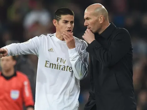 Tremendo: James le reconoce a Zidane que está bajoneado