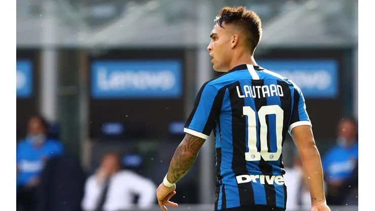 Lautaro Martínez ante el Bologna