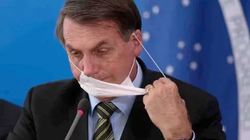 Jair Bolsonaro no es muy fan de usar mascarilla.