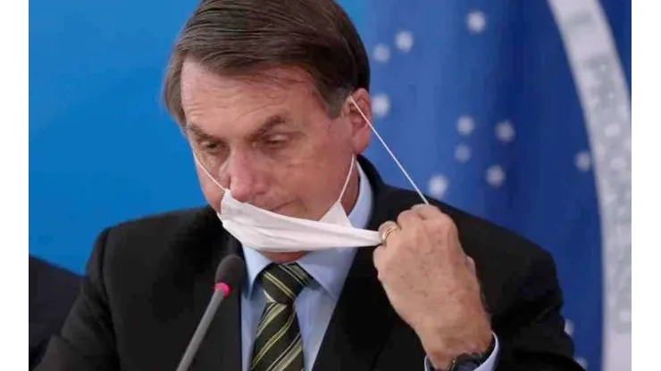 Jair Bolsonaro no es muy fan de usar mascarilla.