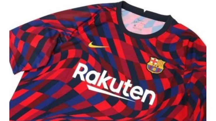 Nueva camiseta de entrenamiento del Barça