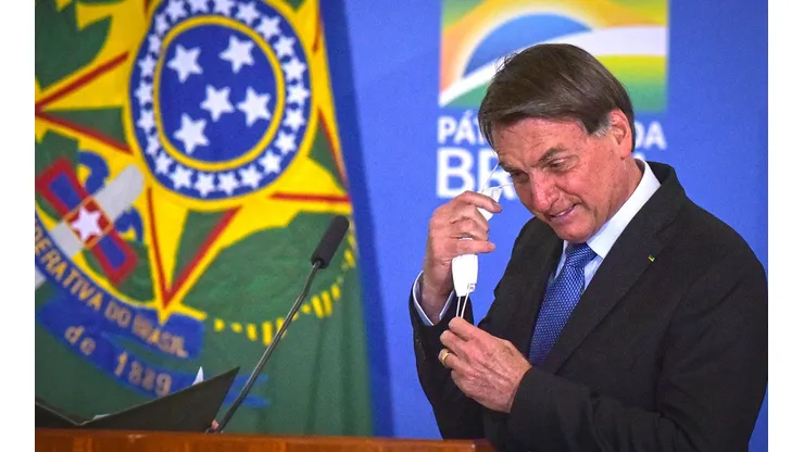 Jair Bolsonaro no ha sido muy amigo de la mascarilla.