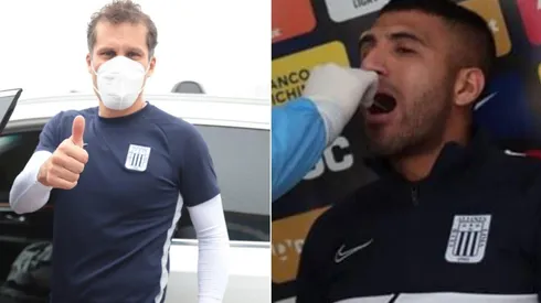 Mario Salas y su primer entrenamiento