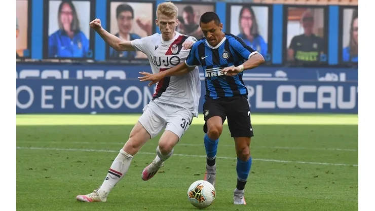 Alexis Sánchez no mostró su mejor versión ante el Bologna. Su futuro en el Inter de Milán está en estudio