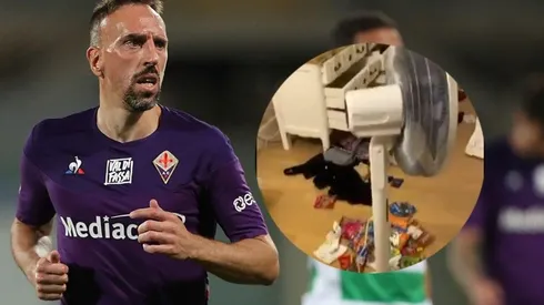 Frank Ribery exhibe cómo quedó su casa luego del robo