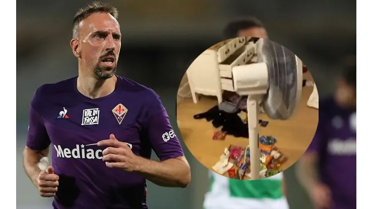 Frank Ribery exhibe cómo quedó su casa luego del robo