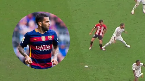 Dani Alves y la polémica del penal.