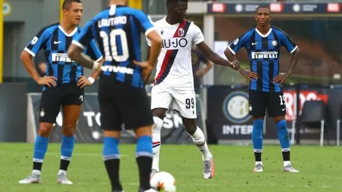 Alexis Sánchez jugó apenas 20 minutos ante el Bologna