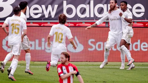 Real Madrid gana por la mínima y sigue como líder de La Liga