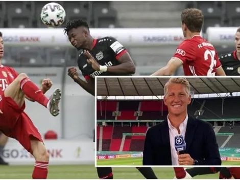 Schweinsteiger se luce como comentarista en la Copa de Alemania