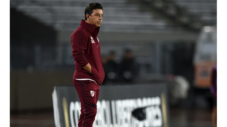 Marcelo Gallardo ante Palestino en Copa Libertadores