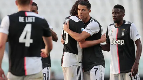 Festejos de Juventus contra Torino.