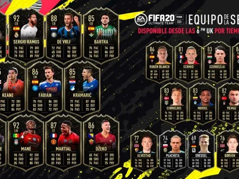 Mira el equipo de esta semana del TOTW del FUT de FIFA 20