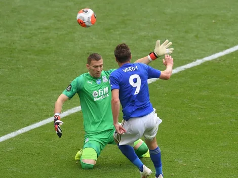 Vardy marca su gol 100 en la Premier League