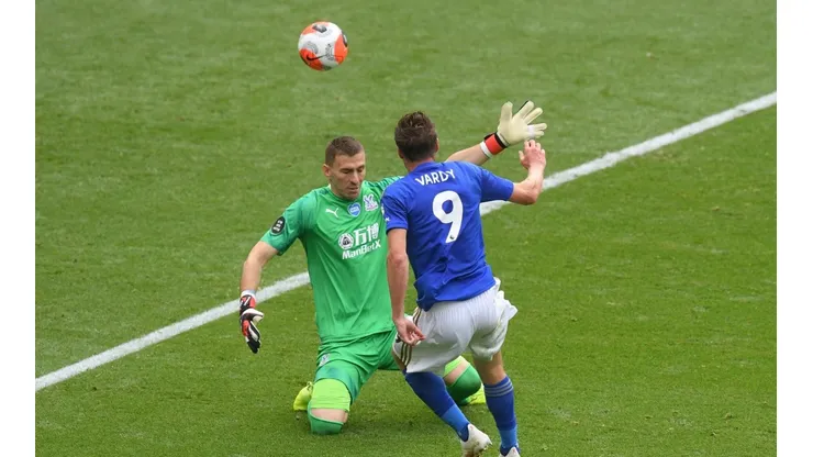 Vardy entró al exclusivo club de jugadores con 100 o más goles en la Premier League.