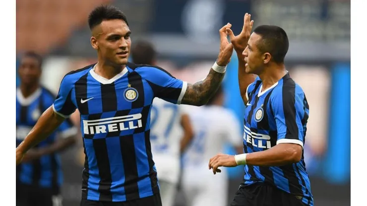 Alexis Sánchez y Lautaro Martínez jugaron un partidazo ante Brescia