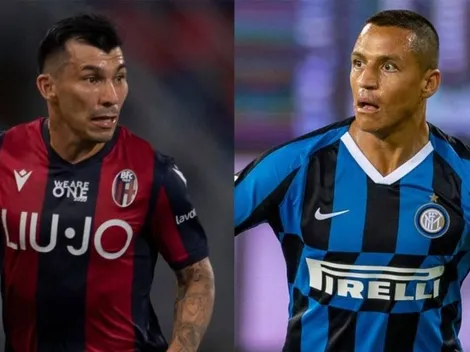 Alexis y Medel, Inter de Milán y Bologna, frente a frente