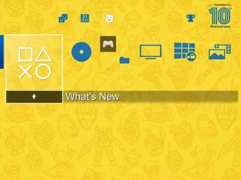 Mira cómo descargar gratis el tema de 10 años de PS Plus en tu PS4