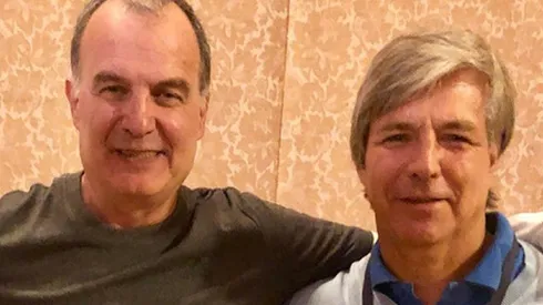 Marcelo Bielsa y Harold Mayne-Nicholls.