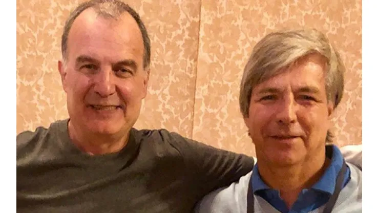 Marcelo Bielsa y Harold Mayne-Nicholls.