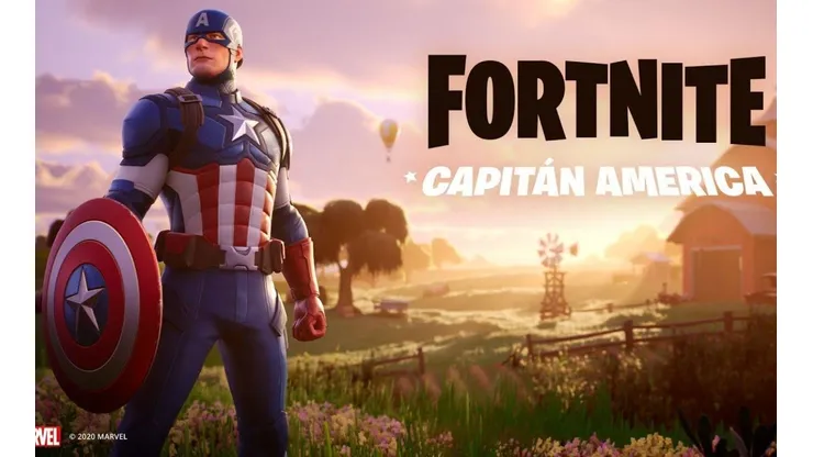Capitán América llega a Fortnite