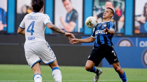 Alexis Sánchez jugó un gran partido en la victoria de Inter ante Brescia