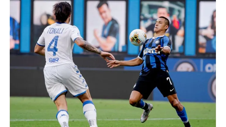 Alexis Sánchez jugó un gran partido en la victoria de Inter ante Brescia