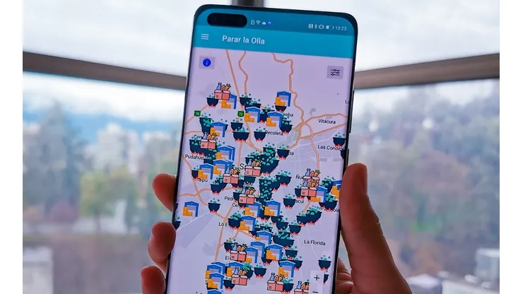 "Parar la Olla", la app chilena que junta las iniciativas sociales para ir en ayuda de los más necesitados