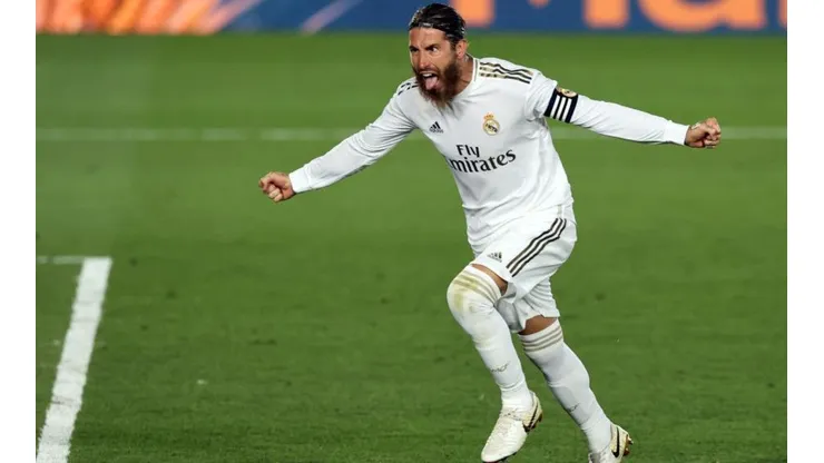 Sergio Ramos anotó el solitario tanto de Real Madrid