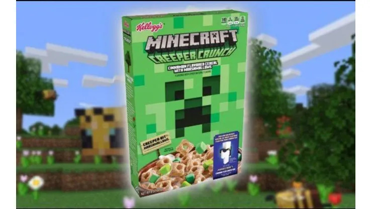 Kellogg’s tiene listo el cereal de Minecraft